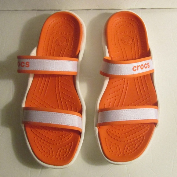 crocs with 2 straps